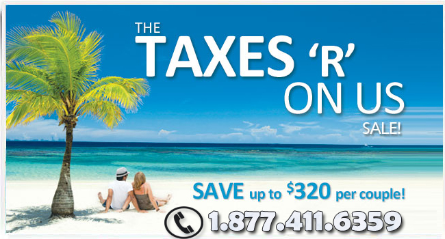 Sunquest Vacations - Taxes are on Us