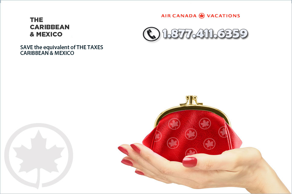 Air Canada Vacations Mexico and Carribean Savings and Deals!