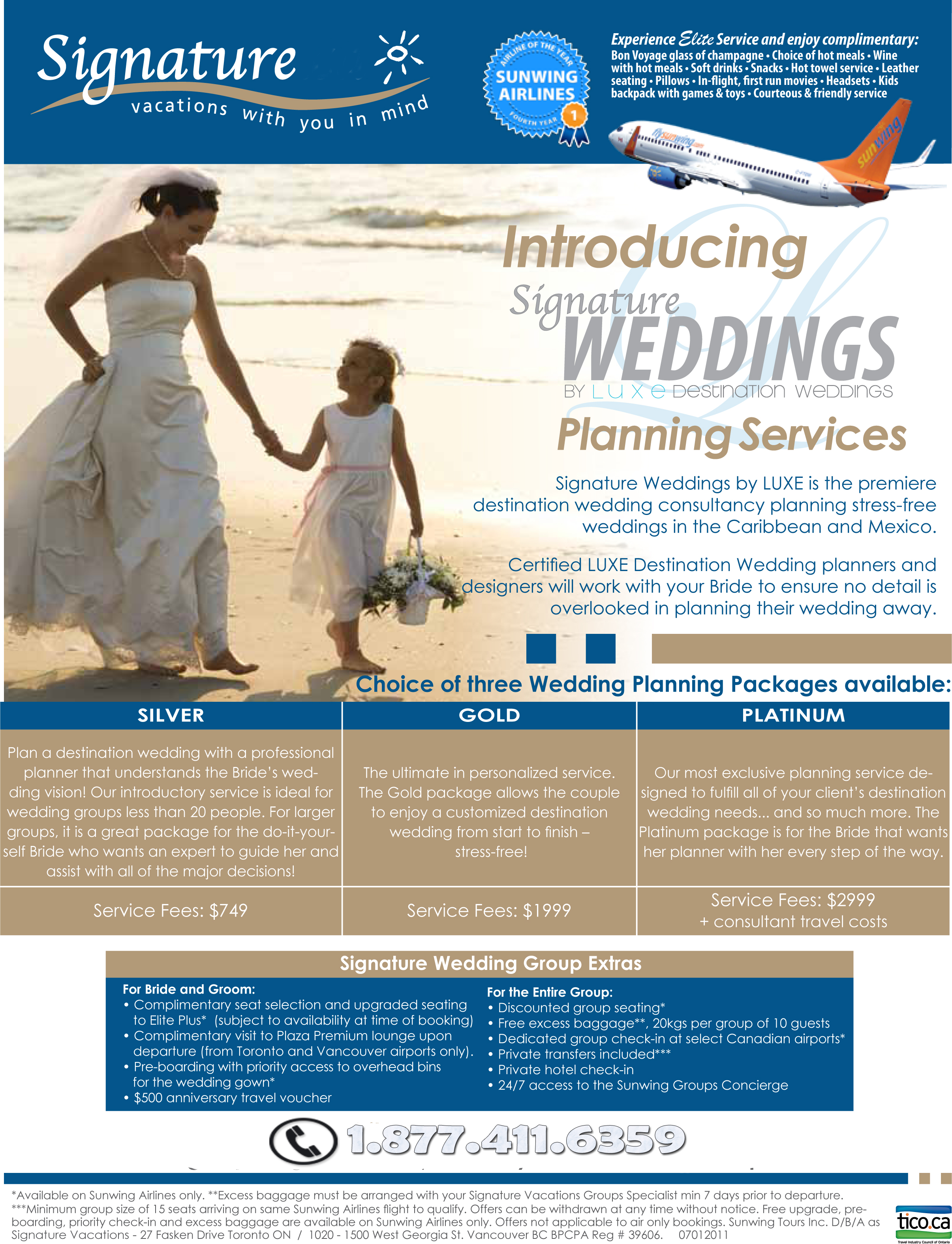 Signature Vacations Luxe Destination Wedding Planners With