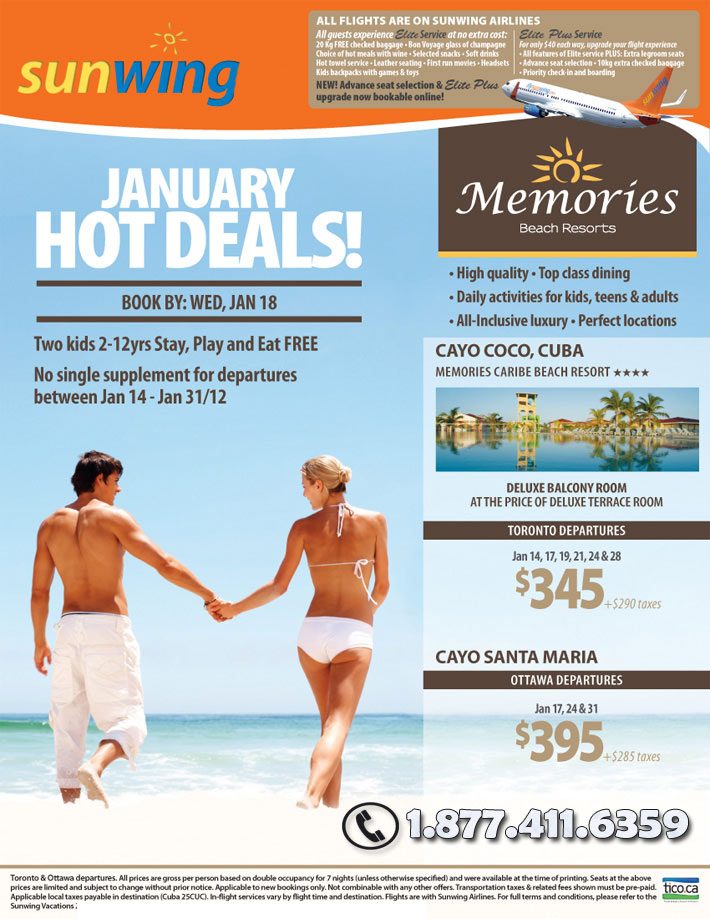 Sunwing Memories Caribe Beach Resorts
